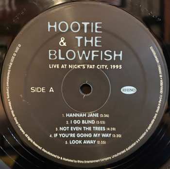 2LP Hootie & The Blowfish: Live At Nick's Fat City, 1995 LTD 20841