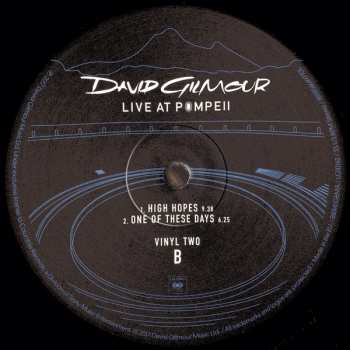 4LP/Box Set David Gilmour: Live At Pompeii