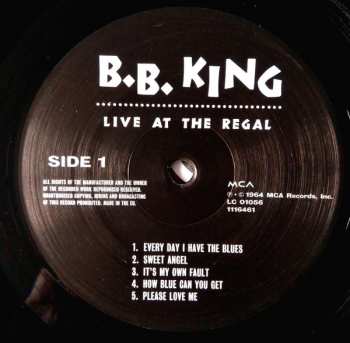 LP B.B. King: Live At The Regal 20864