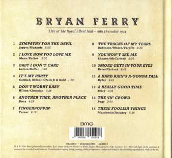 CD Bryan Ferry: Live At The Royal Albert Hall 1974 21050