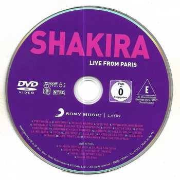 CD/DVD Shakira: Live From Paris