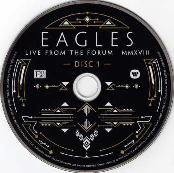 2CD/Blu-ray Eagles: Live From The Forum MMXVIII 21211