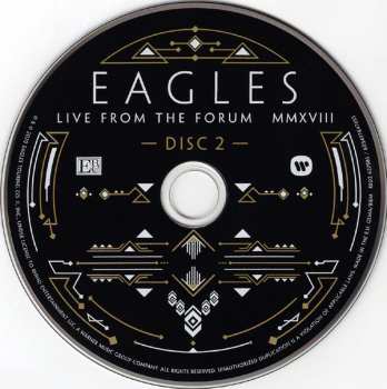 2CD/Blu-ray Eagles: Live From The Forum MMXVIII