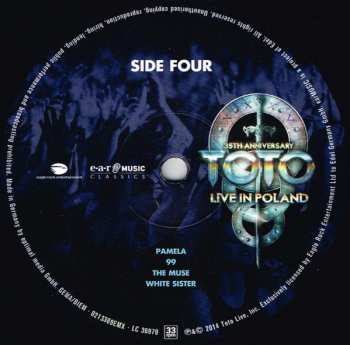 3LP Toto: Live In Poland (35th Anniversary) LTD 470
