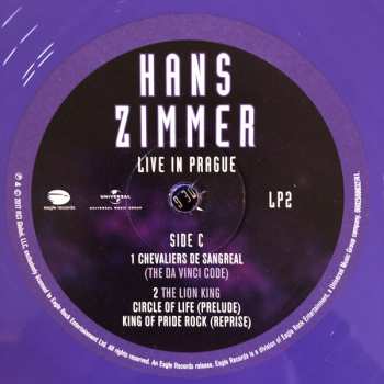 4LP Hans Zimmer: Live In Prague LTD | CLR 21439
