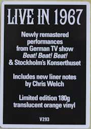 LP The Yardbirds: Live in Stockholm & Offenbach 1967 LTD | CLR 226
