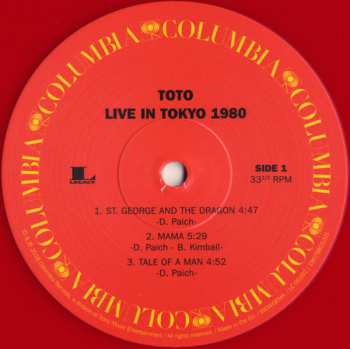 LP Toto: Live In Tokyo LTD | CLR 21489