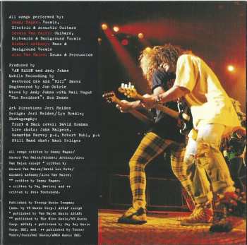 2CD Van Halen: Live: Right Here, Right Now. 21625
