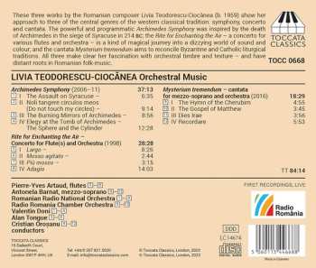CD Livia Teodorescu-ciocanea: Orchestral Music 500774