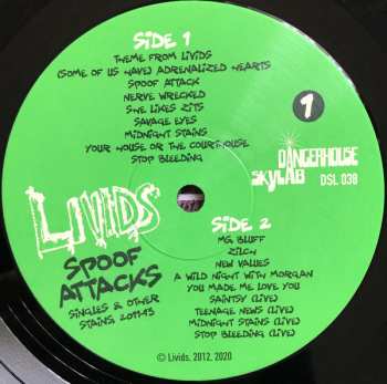LP Livids: Spoof Attacks (Singles And Other Stains 2011-13) 64518