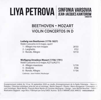 CD Liya Petrova: Violin Concertos In D 486907