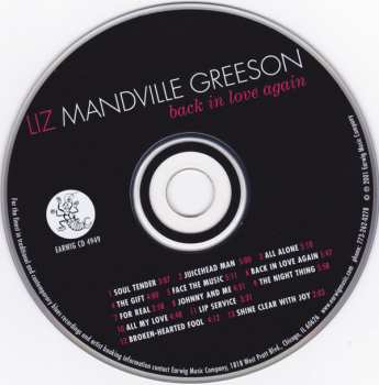 CD Liz Mandville Greeson: Back In Love Again 272191