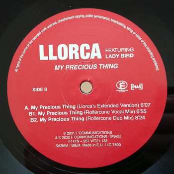 LP Llorca: My Precious Thing LTD 82126