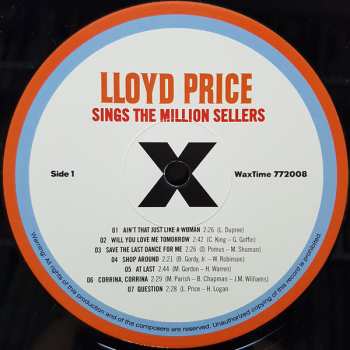 LP Lloyd Price: Sings The Million Sellers 59795
