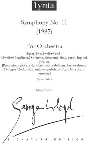 Album Lloyd,george: Symphony No. 11
