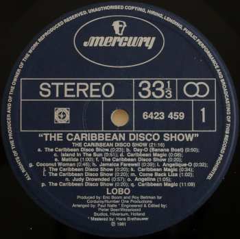 LP Lobo: The Caribbean Disco Show 508575