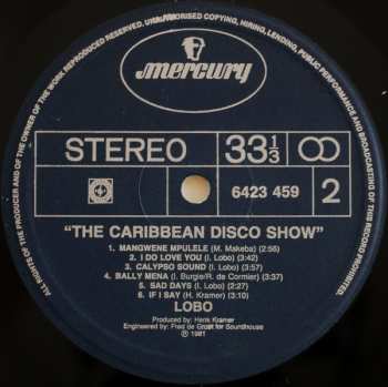 LP Lobo: The Caribbean Disco Show 508575