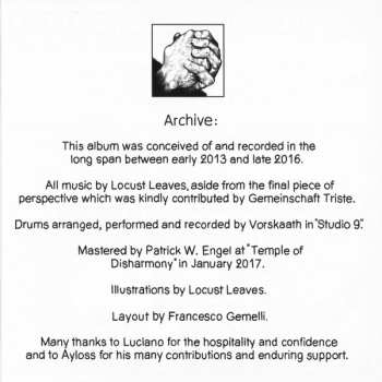 CD Locust Leaves: A Subtler Kind Of Light 255203
