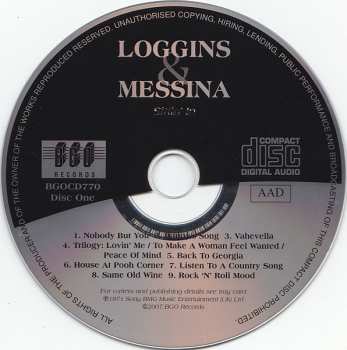 2CD Loggins And Messina: Sittin' In / Loggins & Messina 400113