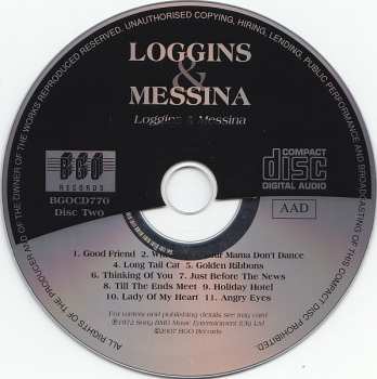 2CD Loggins And Messina: Sittin' In / Loggins & Messina 400113