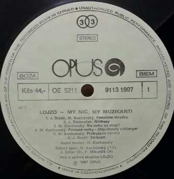 LP Lojzo: My Nič, My Muzikanti 396484