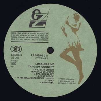 LP Lokálka: Lokálka Live (Tragedy Country)