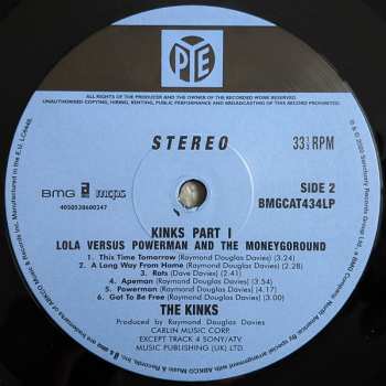 LP The Kinks: Lola Versus Powerman And The Moneygoround (Part One) 21727