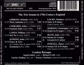 CD London Baroque: The Trio Sonata In 17th-Century England 324255
