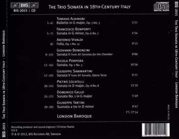 CD London Baroque: The Trio Sonata In 18th-Century Italy 452523