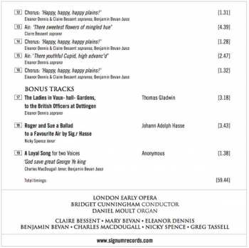 CD London Early Opera: Handel At Vauxhall Vol. 2 321458