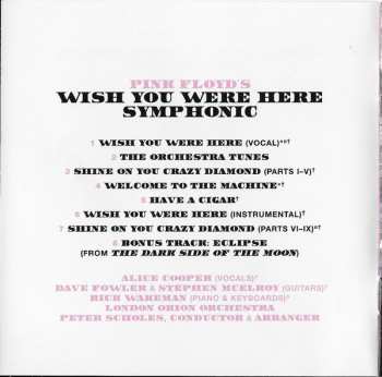 CD London Orion Orchestra: Pink Floyd's Wish You Were Here Symphonic 315362