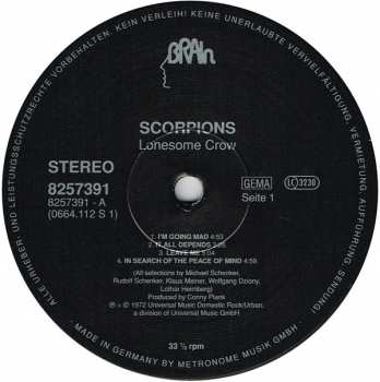 LP Scorpions: Lonesome Crow 21758