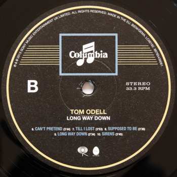 LP Tom Odell: Long Way Down 21809