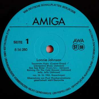 LP Lonnie Johnson: Lonnie Johnson 52856