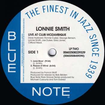 2LP Lonnie Smith: Live At Club Mozambique 72122