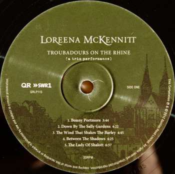 LP Loreena McKennitt: Troubadours On The Rhine LTD | NUM 113770