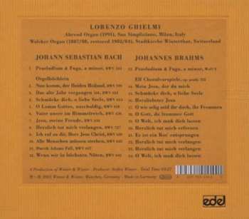 CD Lorenzo Ghielmi: Bach And The Romanticist 307637