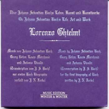Album Lorenzo Ghielmi: Über Johann Sebastian Bachs Leben, Kunst Und Kunstwerke / On Johann Sebastian Bach's Life, Art And Work
