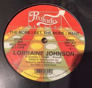 Album Lorraine Johnson: The More I Get, The More I Want / Feed The Flame