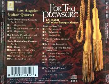 CD Los Angeles Guitar Quartet: For Thy Pleasure 527394