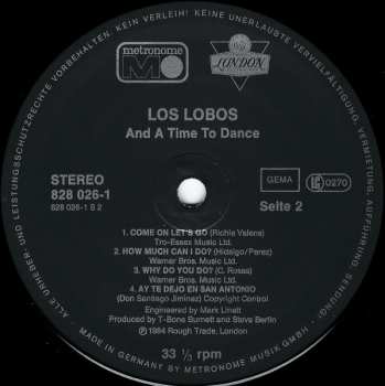 LP Los Lobos: ... And A Time To Dance