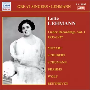 Lieder Recordings, Vol. 1 (1935-1937)