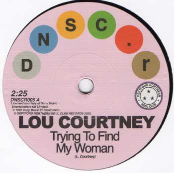 Album Lou Courtney: Trying To Find My Woman / Give It Up
