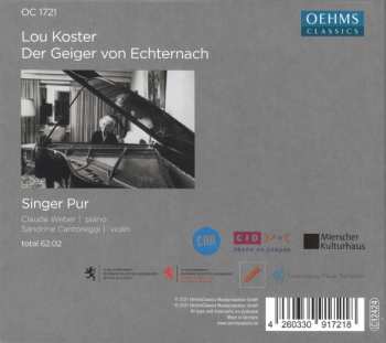 CD Lou Koster: Der Geiger Von Echternach 308189