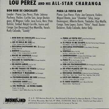 CD Lou Perez Y Su Charanga: Bon Bon De Chocolate/Para La Fiesta Voy 285370