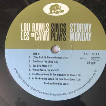 LP Lou Rawls: Stormy Monday 77132