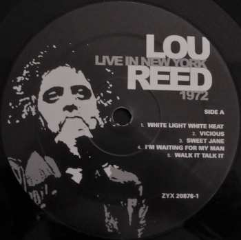 LP Lou Reed: Live In New York 1972 78646