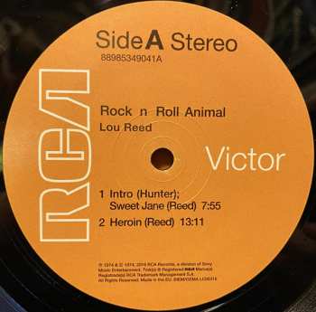 LP Lou Reed: Rock 'N' Roll Animal 30862