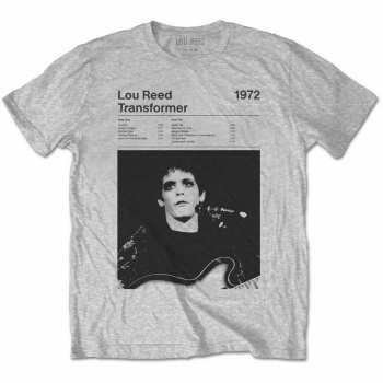 Merch Lou Reed: Tričko Transformer Track List 