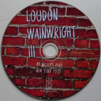 CD Loudon Wainwright III: My Father's Place New York 1978 181325